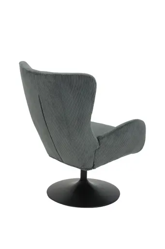 Sessel - drehbar, Stoff, Dunkelgrau