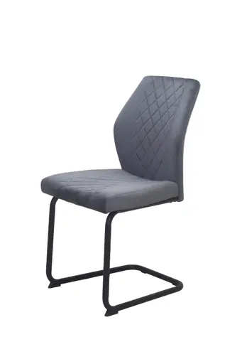 Freischwinger - Microfaser, Dunkelgrau