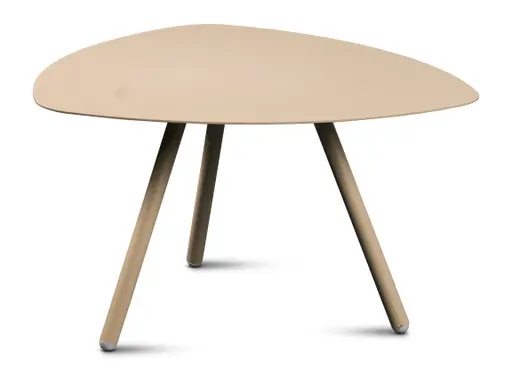 Beistelltisch - LB ca. 60x60 cm, Cremeweiß