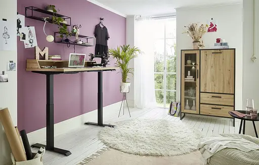 Wandregal Set- Metall Schwarz