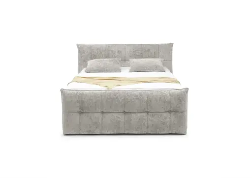 Boxspringbett- Liegefläche ca. 180x200 cm, Stoff, Beige