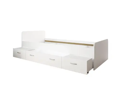 Kojenbett - Liegefläche ca. 90x200 cm, Weiß