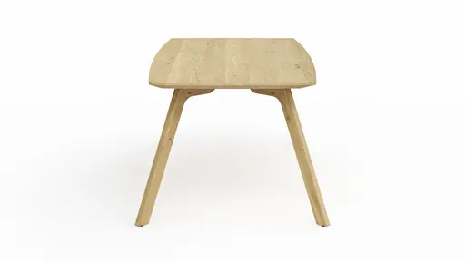 Esstisch Phoenix - LB ca. 100x200 cm, Eiche massiv, bianco geölt