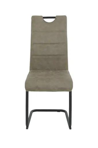 Freischwinger - Microfaser, Vintage Schlamm