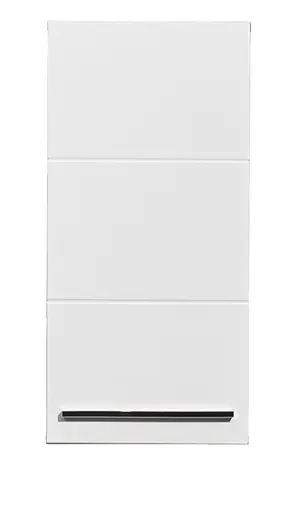 Hängeschrank- B ca. 34 cm, Weiß Matt, Weiß Hochglanz