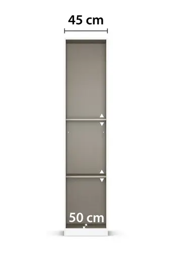 Wäscheschrank RHONDA- B ca. 47 cm, Weiß
