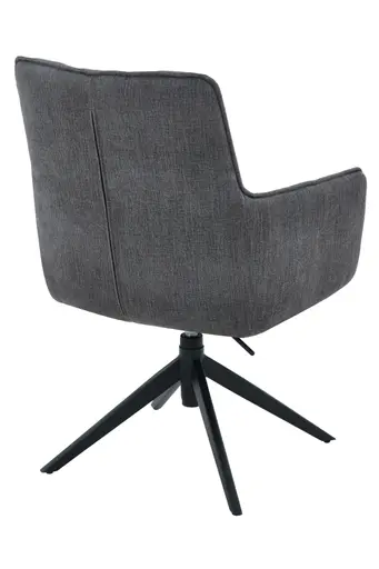 Armlehnstuhl - drehbar, höhenverstellbar, Webstoff, Anthrazit