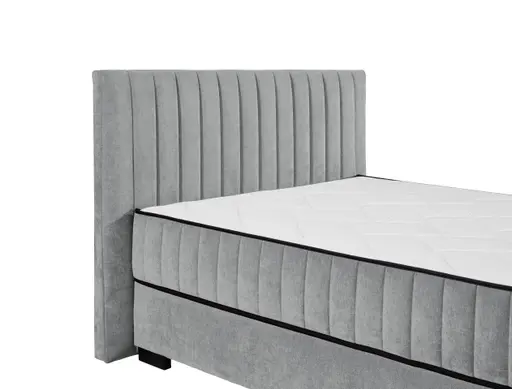 Boxbett - Liegefläche ca. 120x200 cm, Stoff, Anthrazit