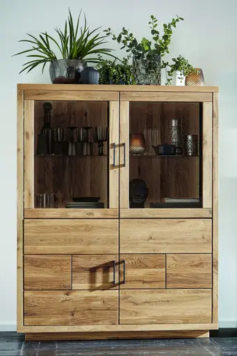 Highboard Hartford - Eiche massiv
