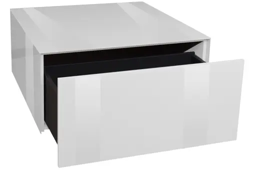 Couchtisch - LB ca. 75x75 cm, Weiß