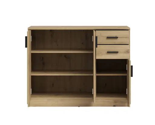 Kommode - B ca. 109 cm, Artisan Eiche Nachbildung