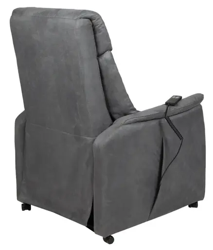 TV-Sessel - inkl. Sitzheizung, Aufstehhilfe, Relaxfunktion, Microfaser, Anthrazit