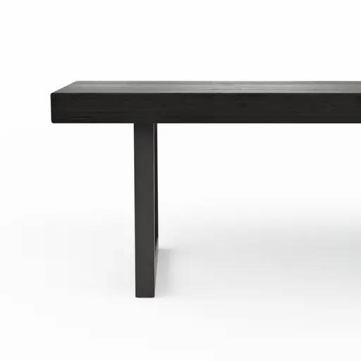 Holzbank Clifton - Breite ca. 200cm, Zerreiche massiv, smoked