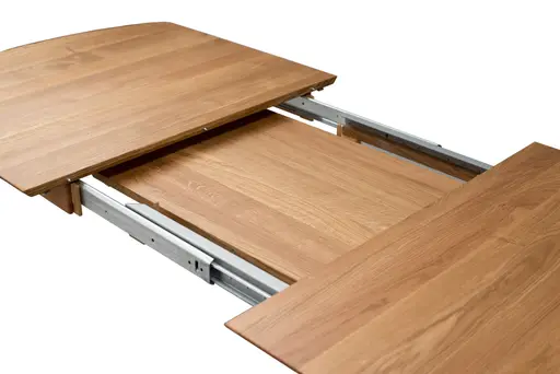 Esstisch - ausziehbar, LB ca. 180x90 cm, Eiche massiv