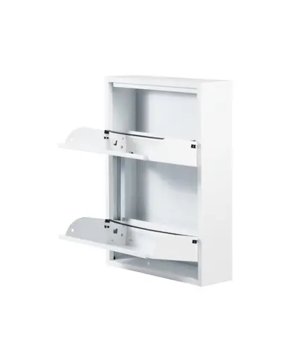 Schuhschrank - B ca. 50 cm, Weiß