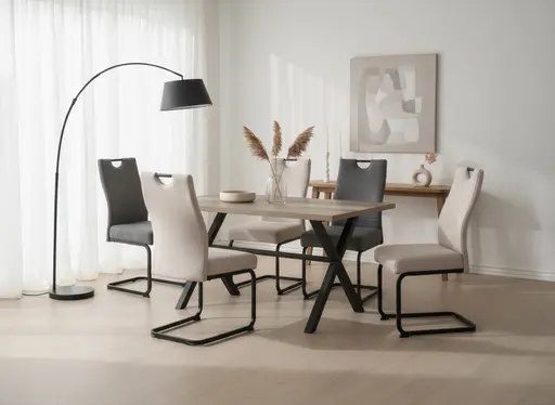 Esstisch - LB ca. 140x90 cm, Eiche Dekor