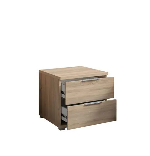 Nachtkommode- Sandeiche Dekor