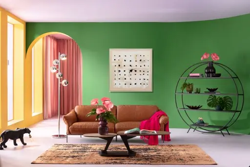 Bild- Gerahmt, BHT ca. 123x123x5 cm, Baumwolle, Beige , Schwarz