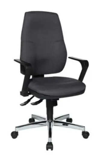 Design-Drehstuhl Ergo Work 270 - Stoff, Anthrazit