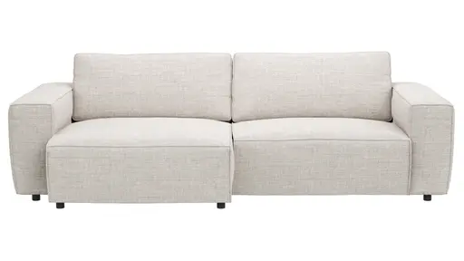 Sofa Lilaia - 1,5-Sitzer XL Tief mit 1,5-Sitzer XL, Stoff, Kaschmir