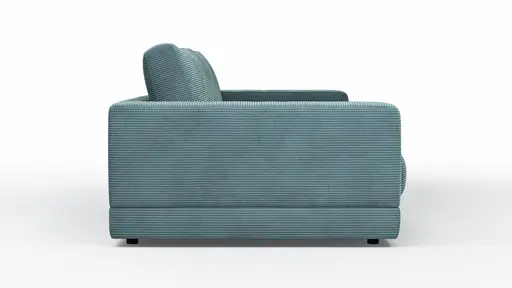 Sofa Juni - 3-Sitzer, Cord, Petrol