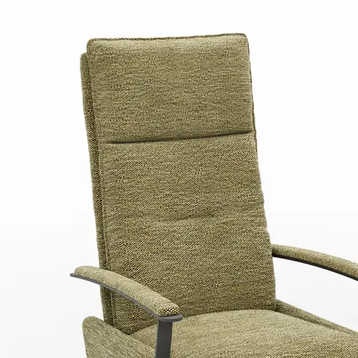 TV-Sessel Lima - Größe M, Relaxfunktion motorisch, Stoff, Moos