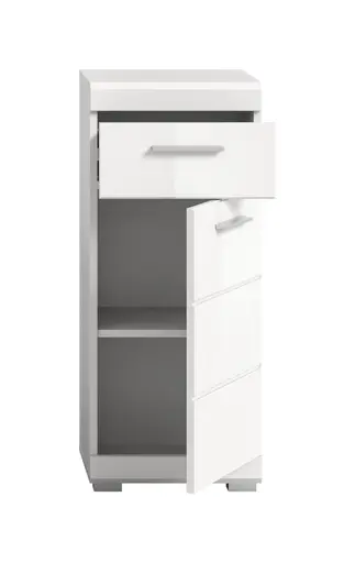 Badblock - 5-teilig, Weiß, Weiß Hochglanz