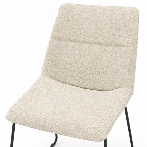 Stuhl Maluhia - Stoff, Beige