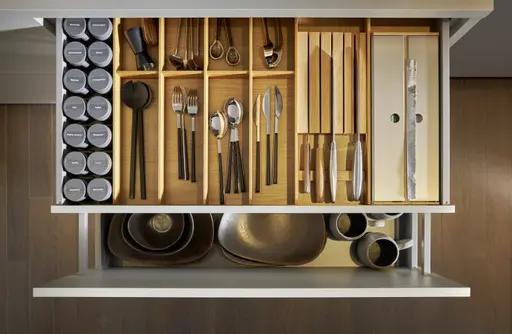 L-Küche 50.100 CO 3 525, Kieselgrau