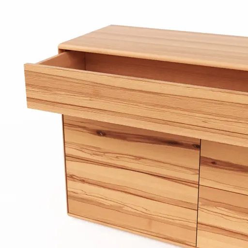 Sideboard Hillsboro - Buche/Kernbuche natur, geölt