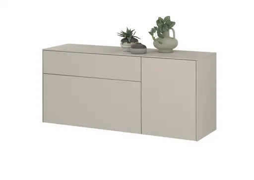 Schuhschrank GEENA - B ca. 137 cm, Kaschmir