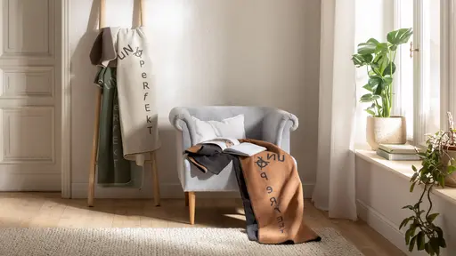 Plaid - Anthrazit, BL ca. 130x170 cm