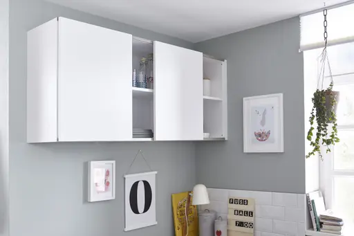 U-Küche 52.180 5 520, Kristallweiß matt