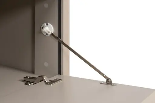 Lowboard - B ca. 175 cm, Sand, Schwarz