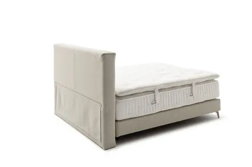  Boxspringbett Contur 4600 - Liegefläche  ca.180x200 cm, Boucle, Beige