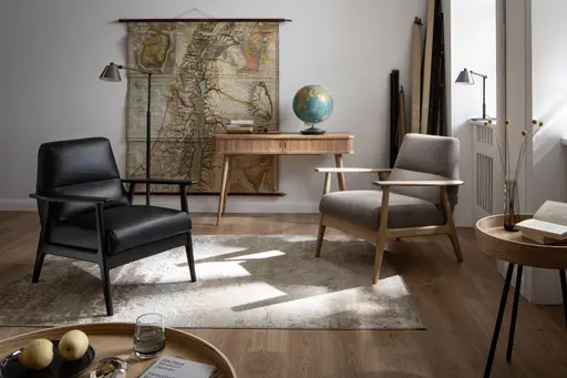 Konsolentisch Barbier - BHT ca. 120x74x35 cm, Esche teilmassiv