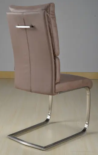 Freischwinger MAIKA - Stoff, Braun