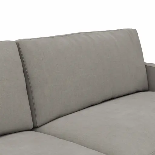 Sofa Janne - 3-Sitzer, Stoff, Grau