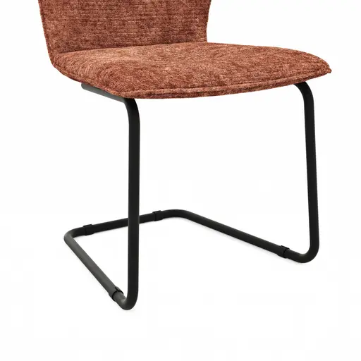 Freischwinger Pinto - Stoff, Orange