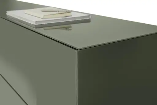 Lowboard - B ca. 181 cm, Olivgrün