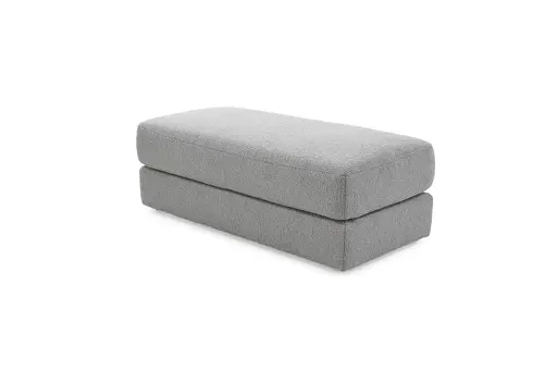 Hocker JOVIN - Stoff, Hellgrau