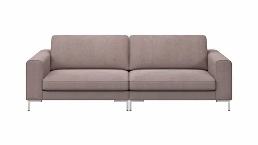 Sofa Solano - 3-Sitzer, Stoff, Rosa