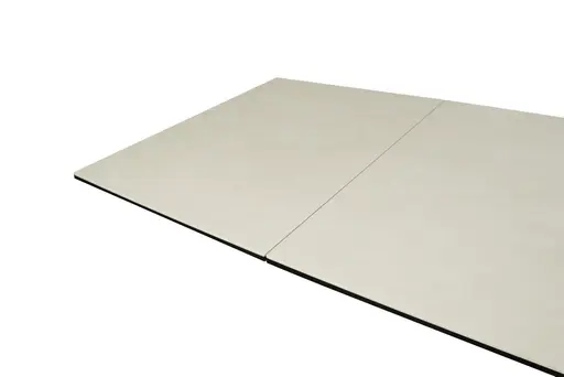 Esstisch MELANIA - ausziehbar, LB ca. 180x95 cm, Glaskeramik, Travertin farbig