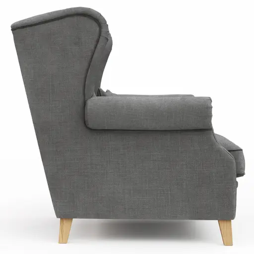 Sessel Mapleton - Stoff, Anthrazit