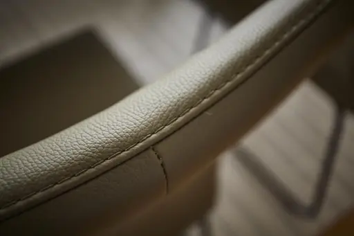 Polsterstuhl Carmelo - Leder, Olive