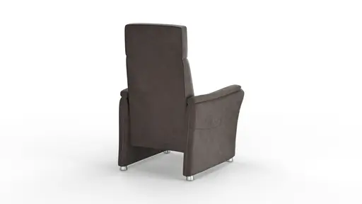 Relaxsessel Arima H - Kopf-/Fußteil/Rückenlehne verstellbar, Stoff, Dunkelbraun