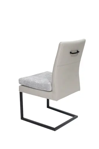 Freischwinger - Stoff Hellgrau