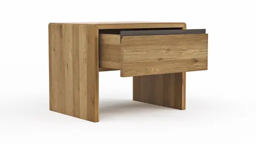 Nachttisch Baltimore - Wildeiche massiv