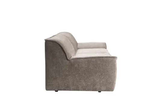 Sofa Quinto - 2-Sitzer, Stoff, Braun