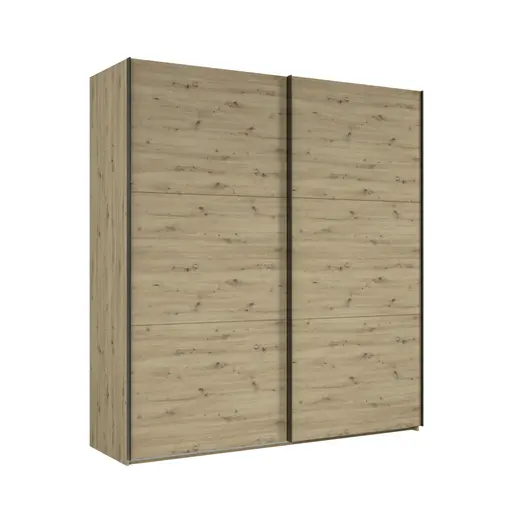 Schwebetürenschrank- B ca. 200 cm, Eiche Dekor 